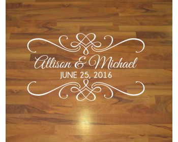 Dance floor decal in Wedding or engagement Party Dance floor decal in Wedding or engagement Party